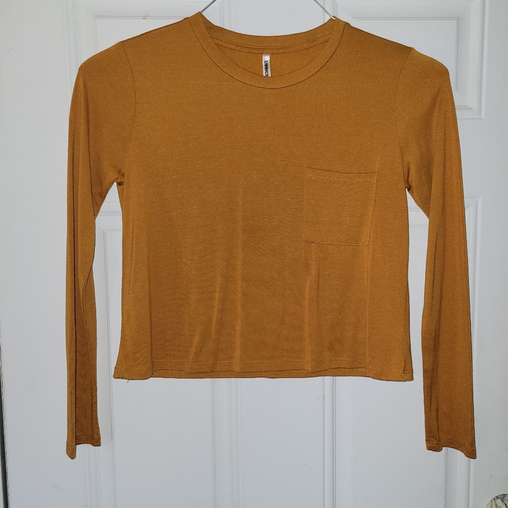 Mustard Crop Top